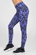 Legginsy regular z pasem Basic Ornamo Viola - packshot