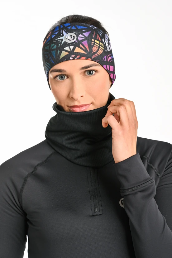 Multifunctional thermoactive snood Black - packshot