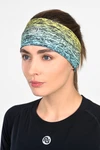 Sports headband Melange Turchese-Limone