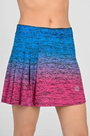 Pleated sport skirt with leggings Melange Azzurro-Rosa - packshot