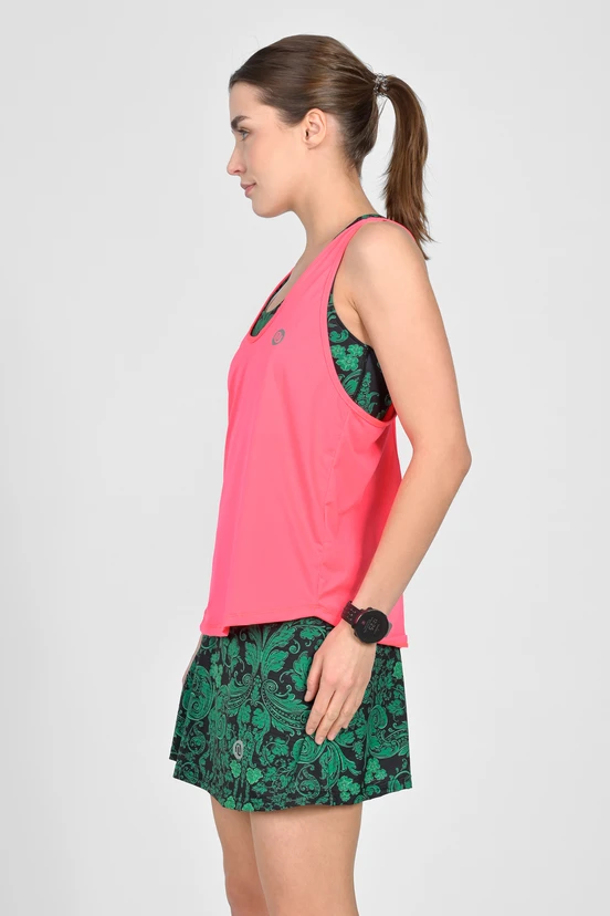 Pleated sport skirt with leggings Ornamo Verde - packshot