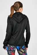 Premium zipped hoodie Black - packshot