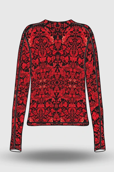 PreorderBlouse Basic Ornamo Ornamo Red