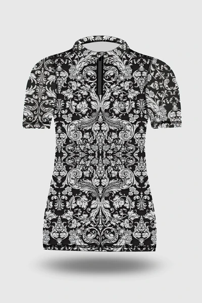 Preorder Dámské sportovní triko s zipem Ornamo White