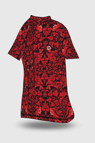 Preorder Dámské sportovní triko s zipem Ornamo Red