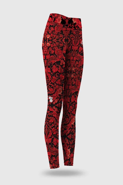Preorder Legíny petite s pásem Pro Ornamo Red