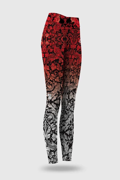 Preorder Legíny petite s pásem Pro Ornamo Red-White