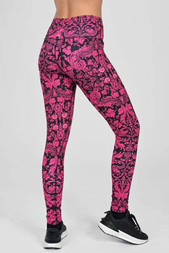 Regular leggings with waistband Basic Ornamo Rosa - packshot