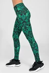 Regular leggings with waistband Basic Ornamo Verde