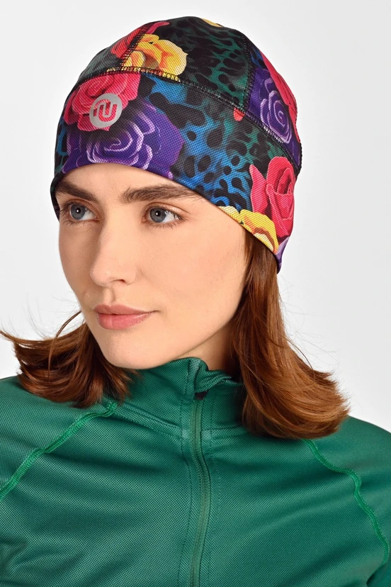 Short insulated hat Selva Roses Cobalt - packshot