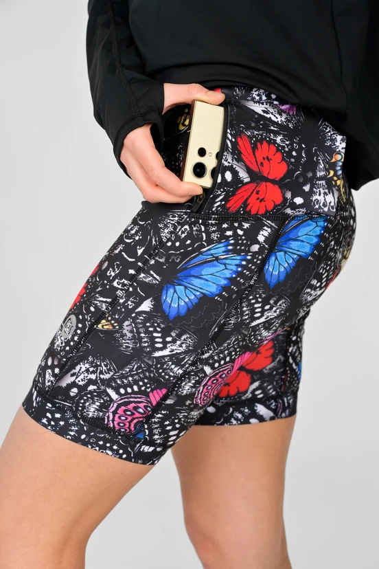 Short leggings with stabilizing tapes Butterfly - packshot