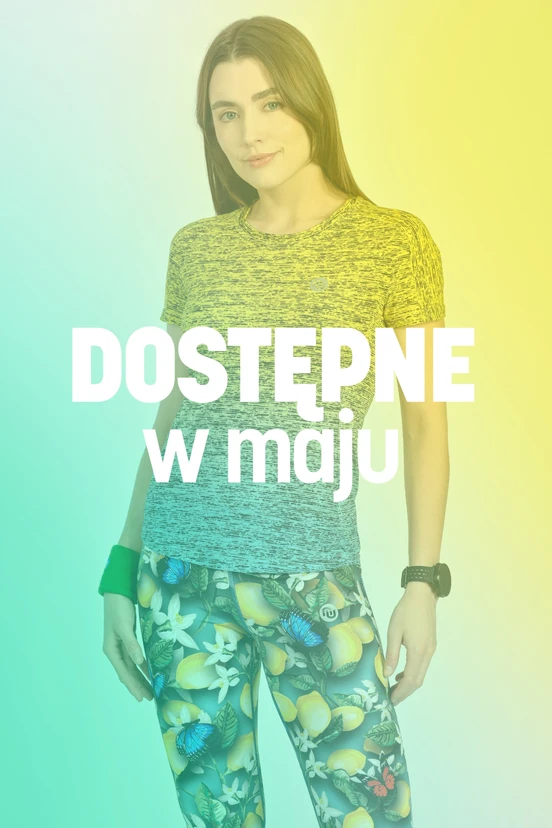 Sportovní tričko Basic Melange Turchese-Limone - packshot