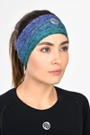 Sports headband Melange Verde-Viola