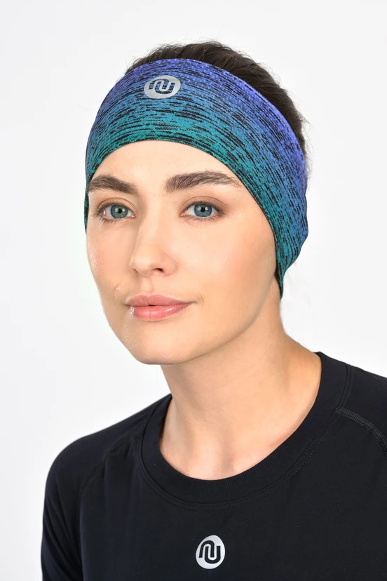 Sports headband Melange Verde-Viola - packshot