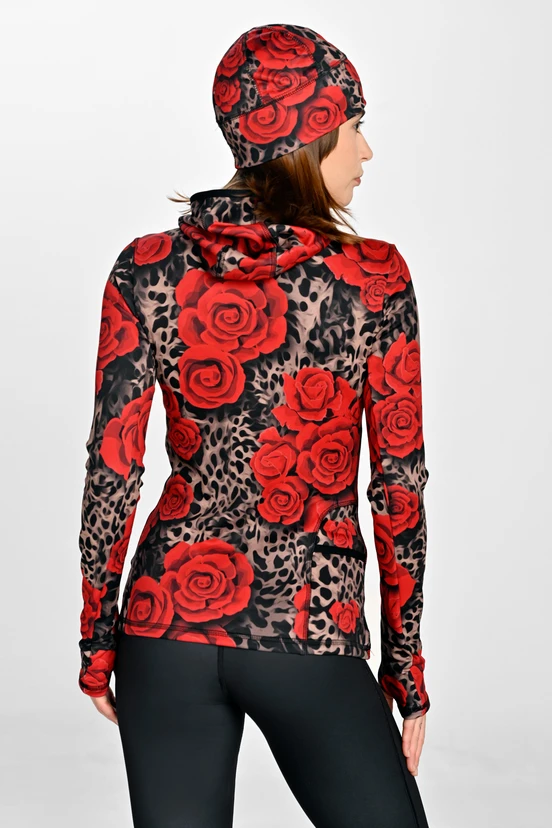 Termoaktywna bluza z kapturem Selva Roses - packshot