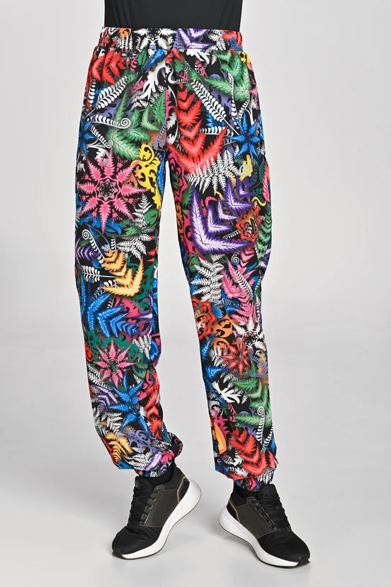 Women's loose sweatpants Mosaic Fern - packshot