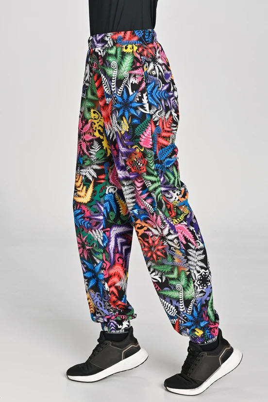 Women's loose sweatpants Mosaic Fern - packshot