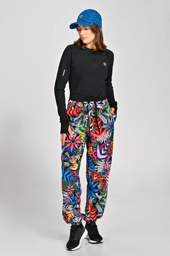 Women's loose sweatpants Mosaic Fern - packshot