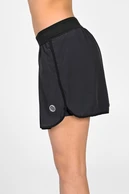 Women's sports shorts with leggings Black - packshot