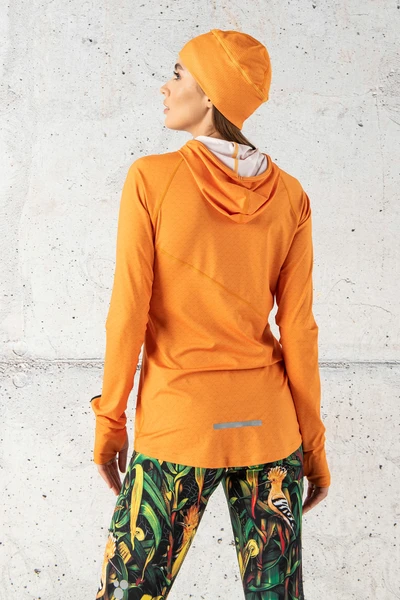 Bluza treningowa z kapturem Orange Mirage - LBKH-11X3 - Sample
