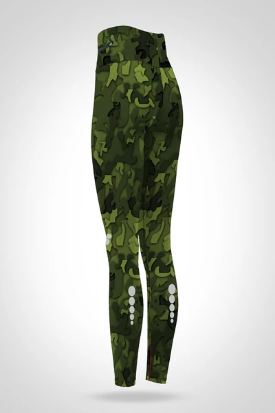 Regular high waisted leggings Camo