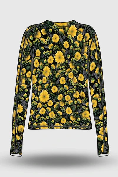 PreorderBlouse Basic Sunflowers