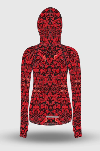 Preorder Hoodie Ornamo Red-Black