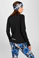 Insulated blouse with stand-up collar Zip Black - packshot