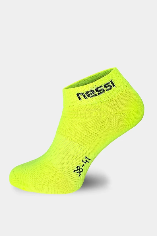 Basic breathing Short Socks Road S Neo Yellow - packshot