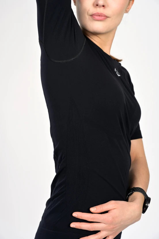 Breathable short sleeve shirt Ultra Black - packshot