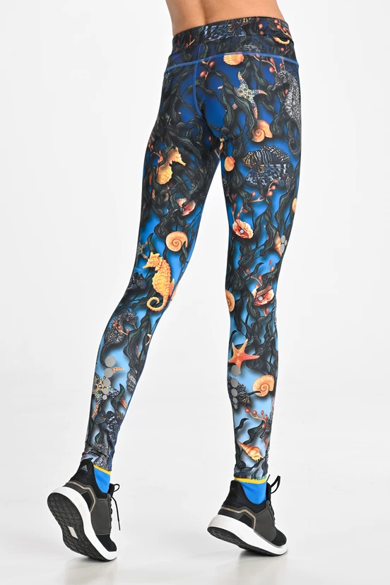 Leggings petite with waistband Pro Gold Reef - packshot