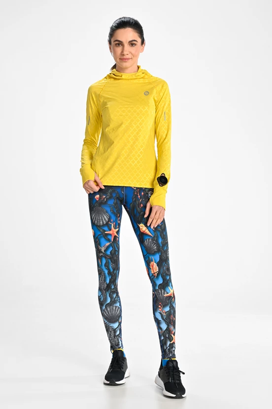 Leggings regular with waistband Pro Gold Reef - packshot