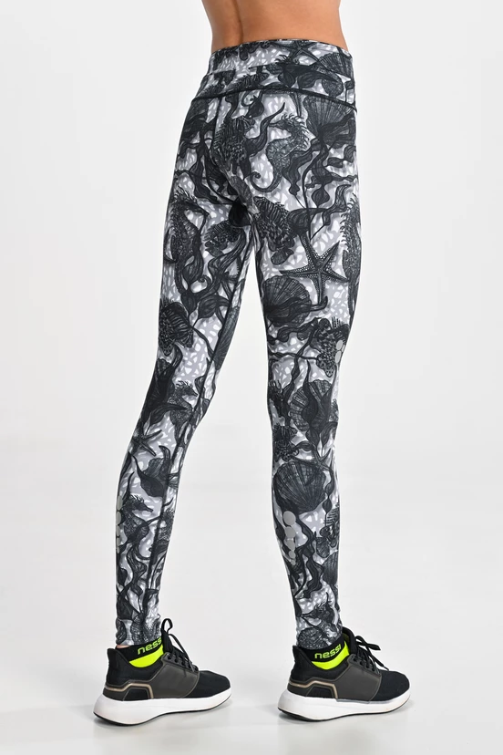 Leggings regular with waistband Pro Ornamo Reef - packshot