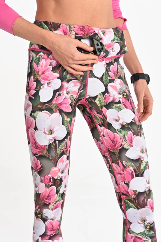 Legginsy regular z pasem Pro Spring Magnolia - packshot