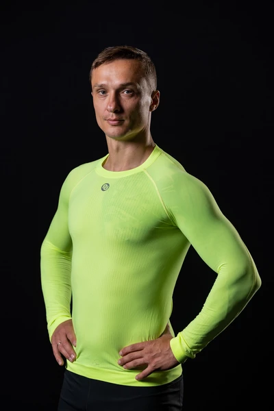 Longsleeve sportowy Ultra męski GloYellow