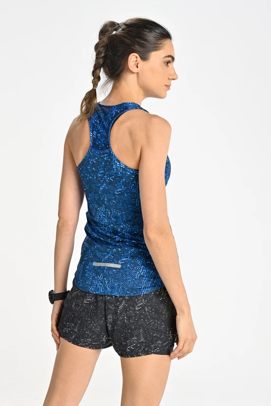 Tank top bokserka damska biodegradowalna Blink Blue - packshot