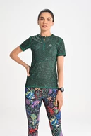 Women's sports T-shirt Zip Blink Green - packshot