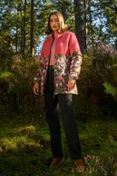 Women's winter jacket wool Frida Pink Fusion - packshot