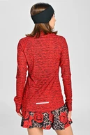 Blouse Zip Melange Red - packshot