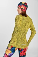 Blouse Zip Melange Yellow - packshot