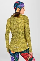 Blouse Zip Melange Yellow - packshot