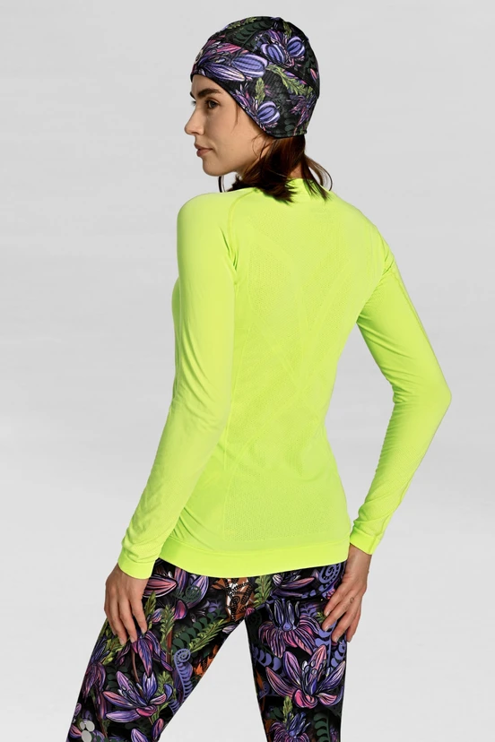 Breathable sports longsleeve Ultra GloYellow - packshot