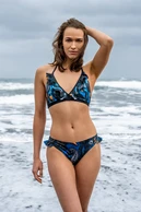 Classic bikini bottoms with frills Gold Reef - packshot