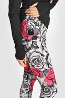 Dual Space leggings with side pockets Ornamo Roses - packshot