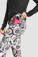 Dual Space leggings with side pockets Ornamo Roses - packshot