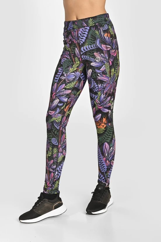 Dual Space leggings with side pockets Purple Ling - packshot