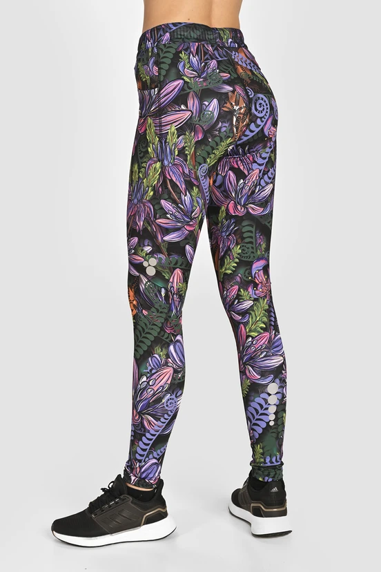 Dual Space leggings with side pockets Purple Ling - packshot