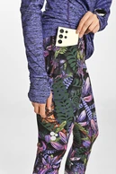 Dual Space leggings with side pockets Purple Ling - packshot