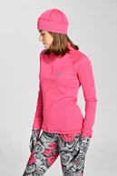 Insulated blouse with stand-up collar Zip GloPink - packshot