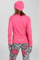 Insulated blouse with stand-up collar Zip GloPink - packshot